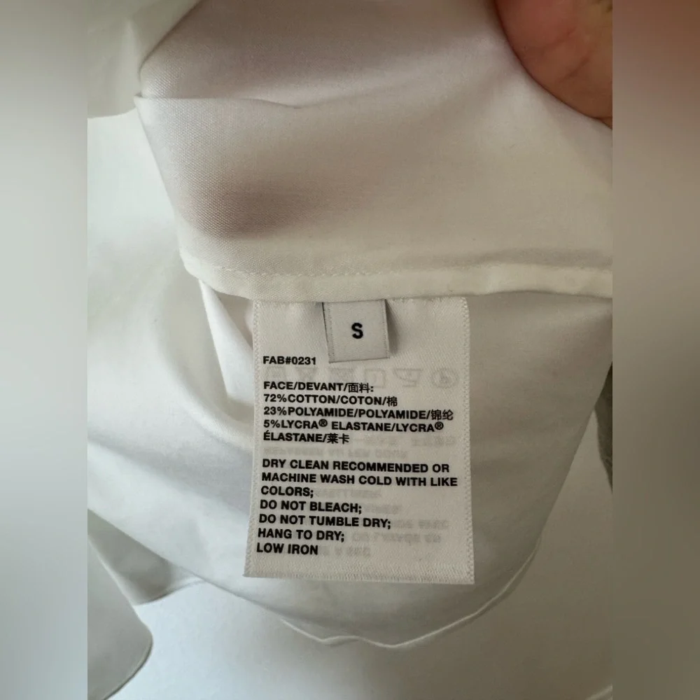 Lafayette 148 New York Stretch Cotton Straight Shirt - Picture 8 of 9
